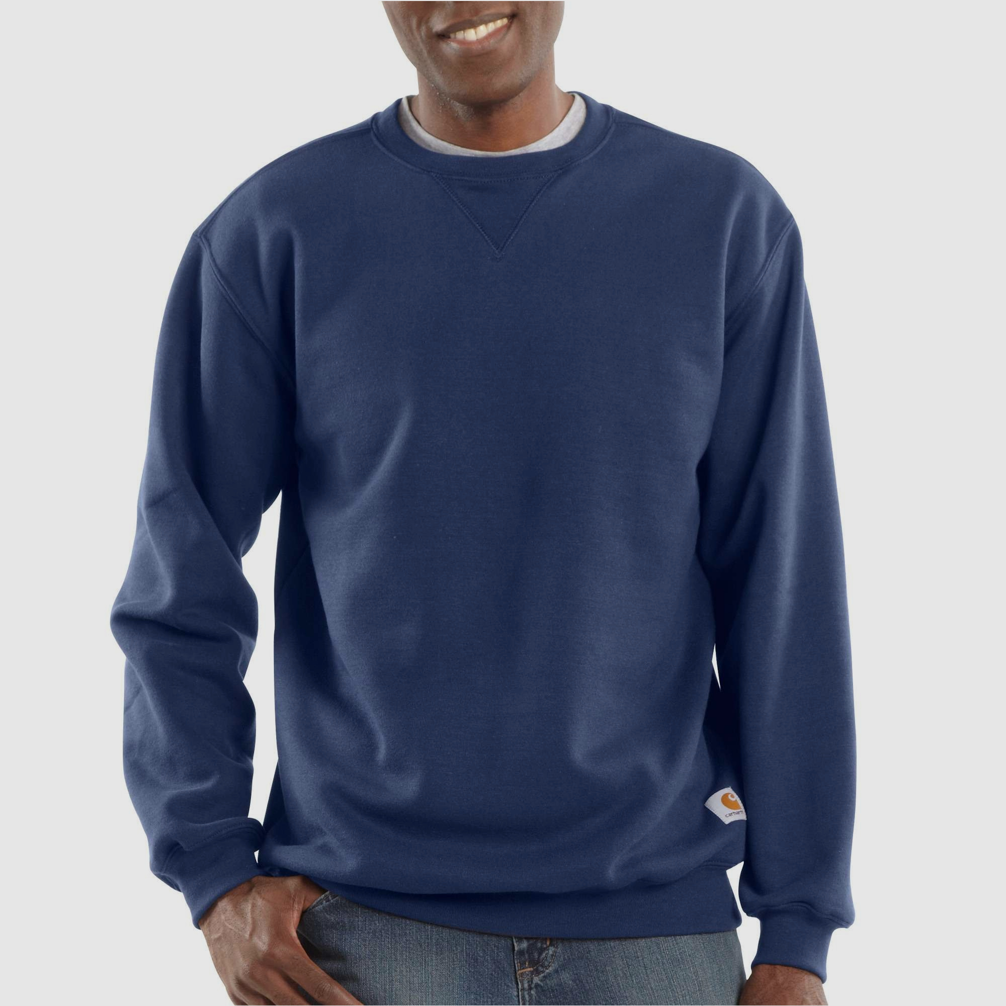 Carhartt Midweight Crewneck Sweatshirt Mens New Navy S
