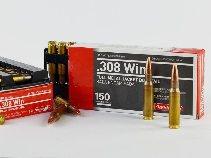 Aguila .308 Winchester FMJ-BT, 150 grs 1 verpakking (20 schoten à €0,945*)