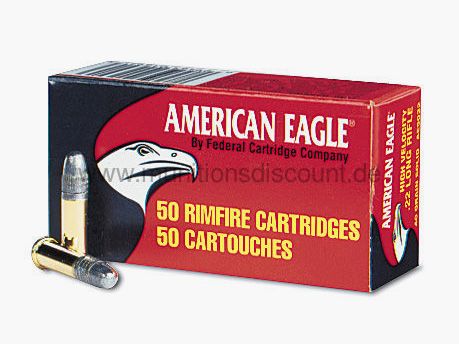 Federal American Eagle 40 grs nicht verkupfertes Bleirundkopf Geschoß