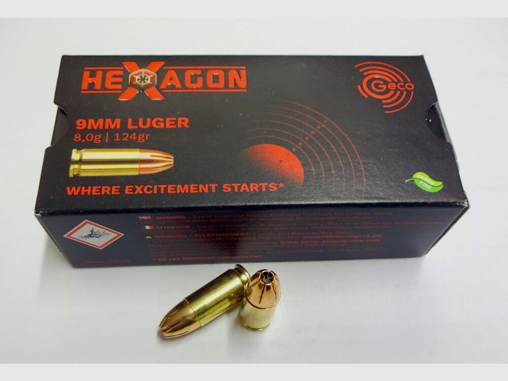 GECO 9 mm Luger HEXAGON