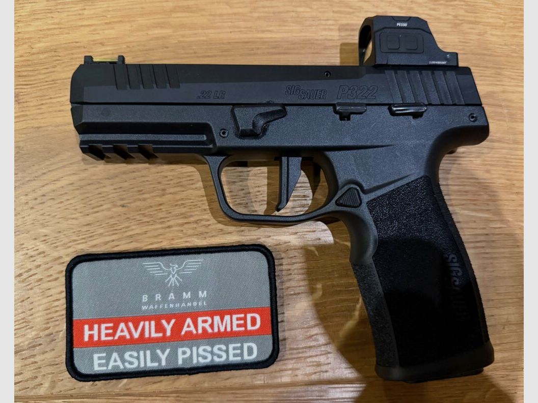 SIG SAUER P322 Black HV with Aimwin PE330