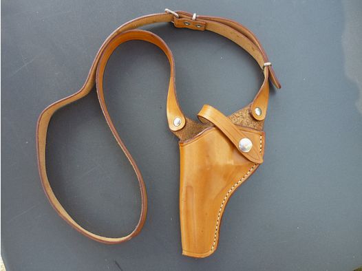 HKDesign Holster Art. Nr. 028, Schulterholster einfach, Umhängeholster für Transport für Webley