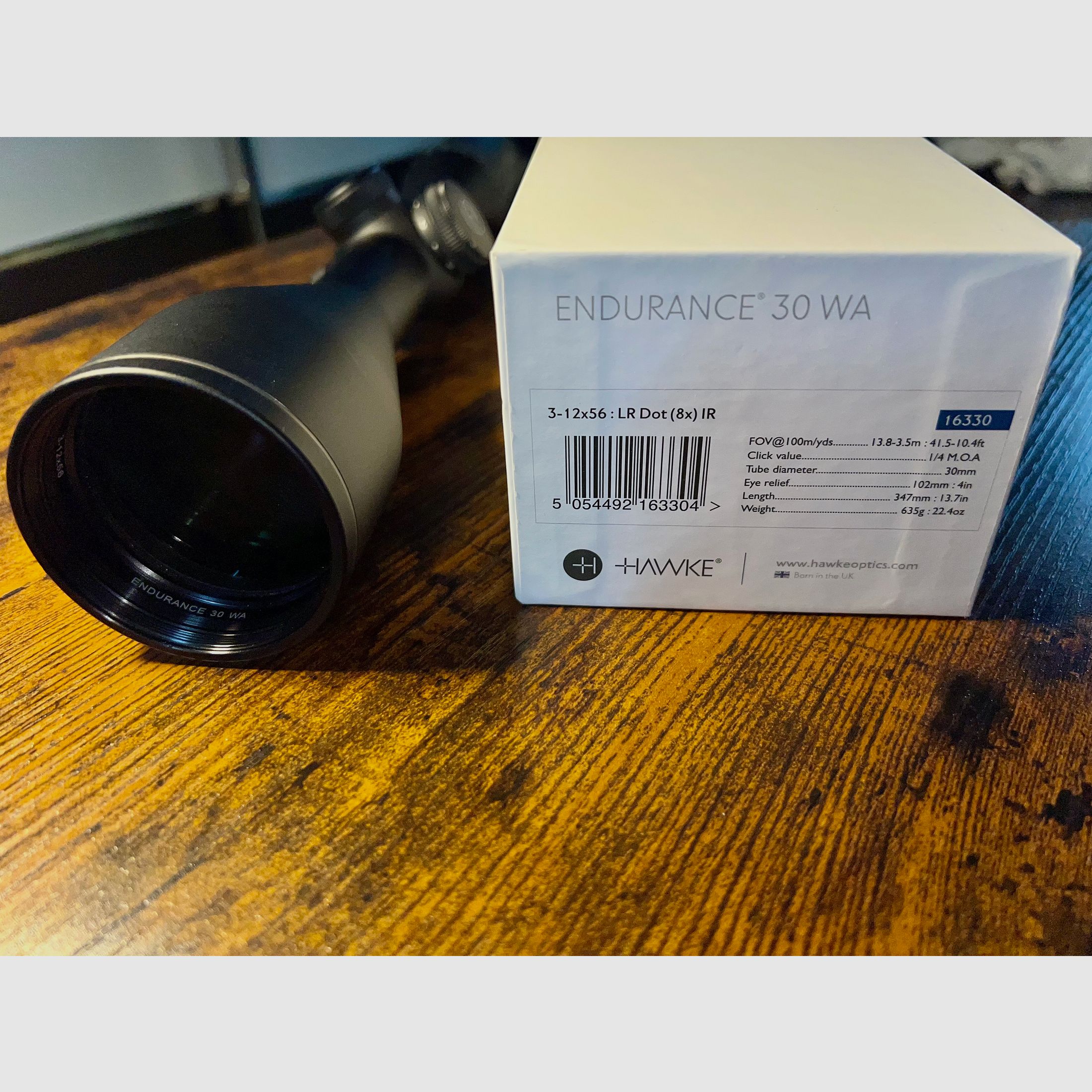 Hawke Endurance WA 30 3- 12x56 LE Dot (8x)