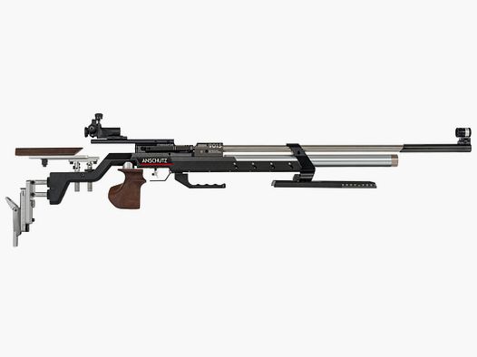 Fucile ad aria Anschütz 9015 supporto in alluminio noce