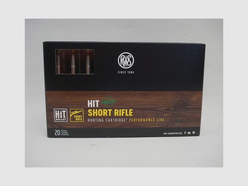 RWS .308Win HIT Short Rifle - 9,7g/150gr (a20)