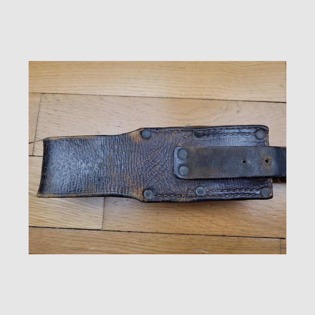 Bayoneta británica 1907 muy rara con quillon – funda 2° tipo – Rifle Brigade – funda de transporte – TBE, imagen 13 de 16