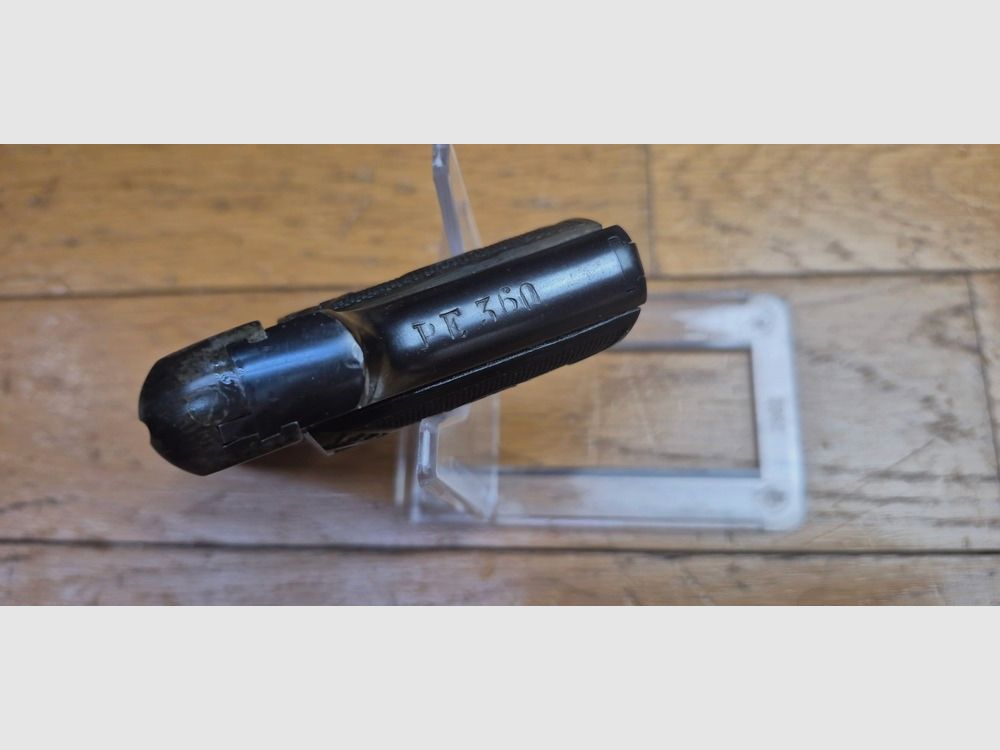 Piccola Pistola Semiautomatica Errasti Modello 1912 – Cal. 6.35 Browning / 25 ACP – Ottima copia spagnola del Browning 1906 – Arma con due finiture e impugnature in corno – TBE++, immagine 10 di 17