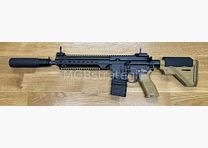 Heckler & Koch MR223 A3 Slim-Line 11" Lauf - halbautom. Büchse .223Rem MGBs Sondermodell black/RAL Edition inkl. Schalldämpfer B&T AG Print X RBS I Compact QDN 223 FDE - flow through - zivile Version HK416 / G95K / G38 G95A1 / G95KA1 / mit Upgrades