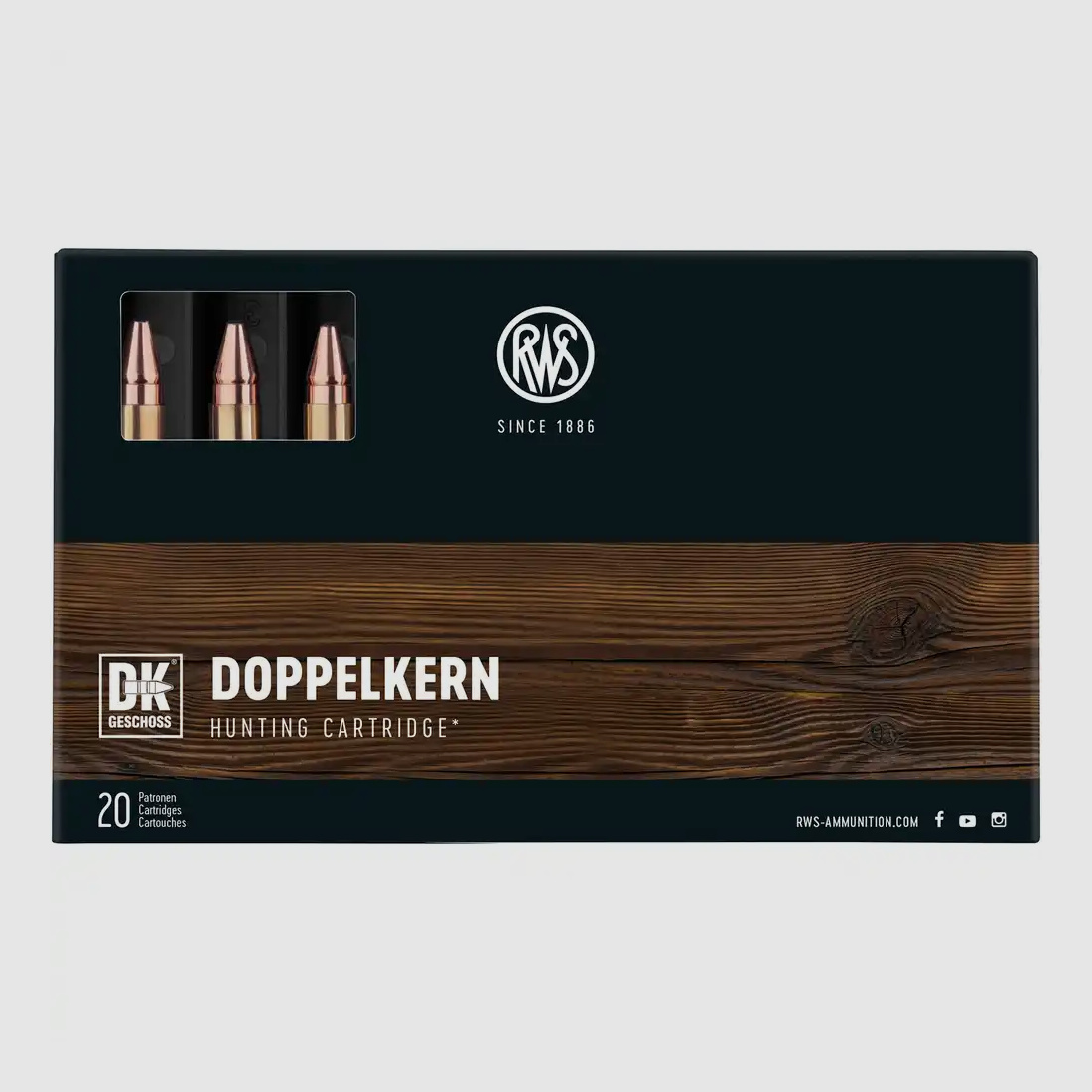 RWS .30-06 Sprgf. Doppio Nucleo 10,7g 165gr