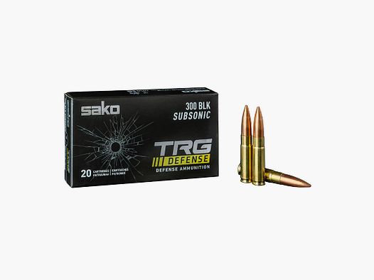 SAKO – TRG DEFENSE | 300 AAC BLACKOUT SUBSONIC | 14,3g / 220gr. | Open Tip Match