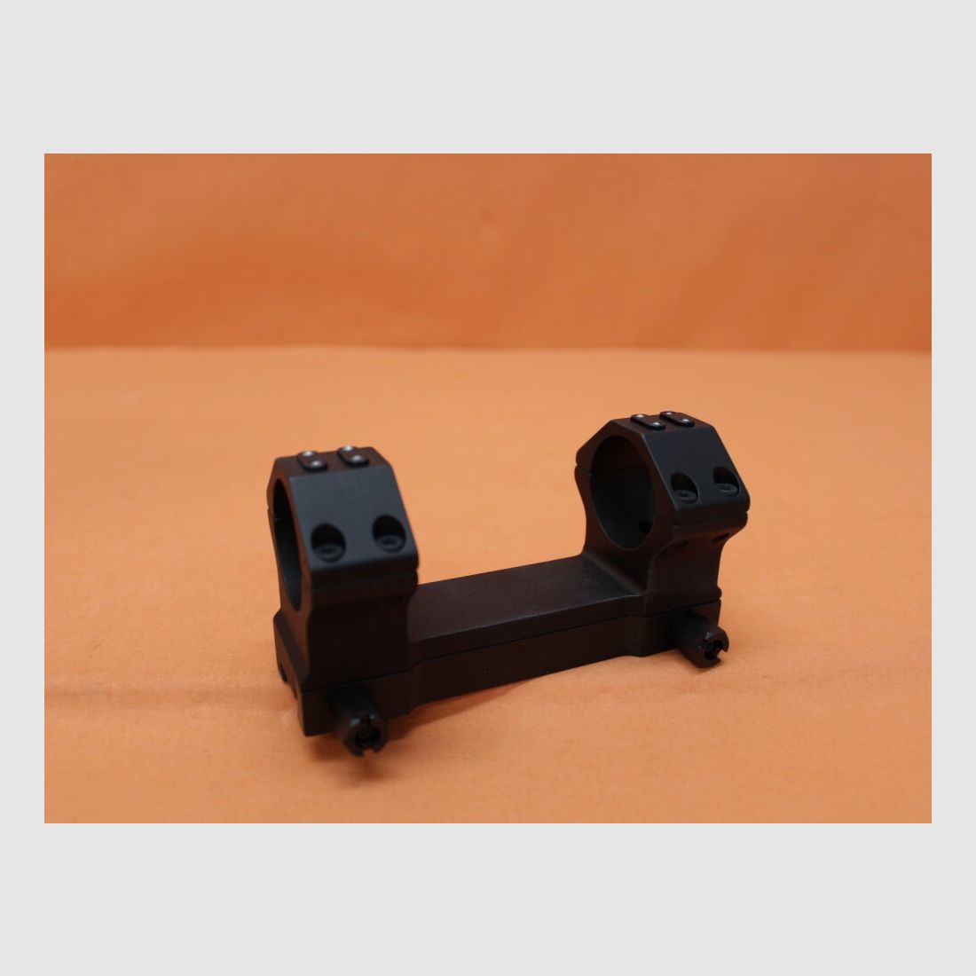 Recknagel Era-Tac Blockmontage 34mm (T5014-2023) mit Mutter, Vorneigung 20MOA, Alu schwarz für Picatinnyprofil