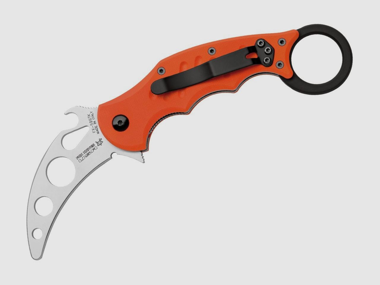 Taschenmesser Small Folding Karambit Trainer,stumpfes Trainingsmesser
