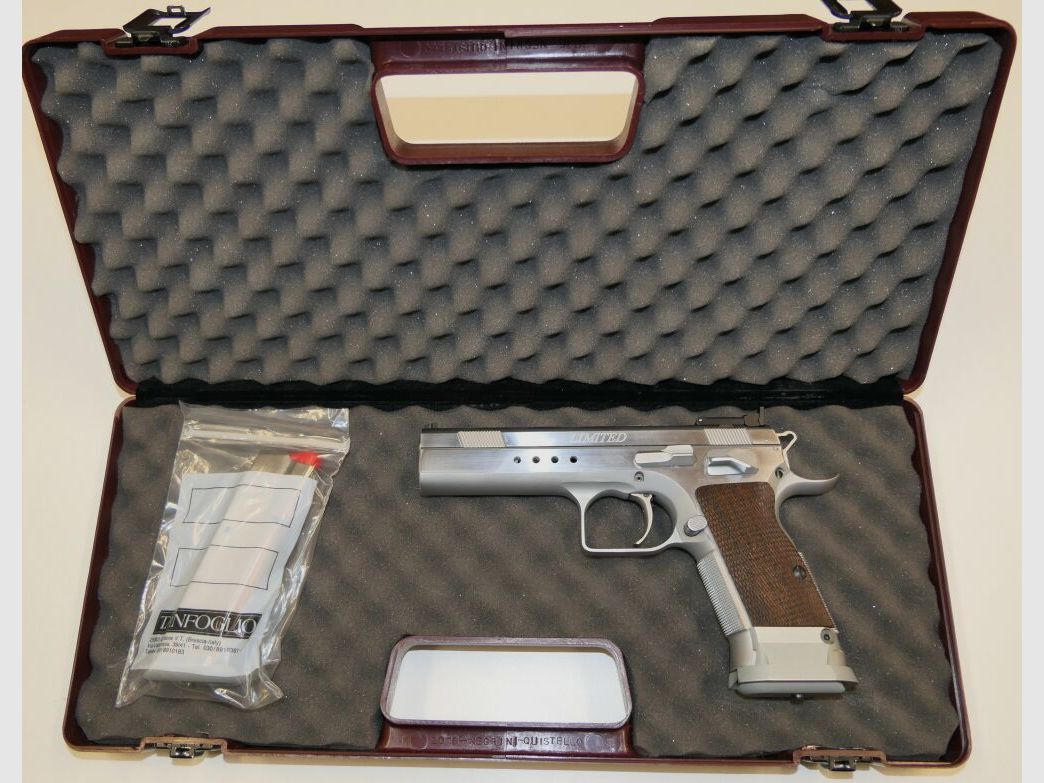 Tanfoglio Pistole, Tanfoglio Limited Custom, Gebraucht .45Auto, .45ACP mit Ersatzmagazin