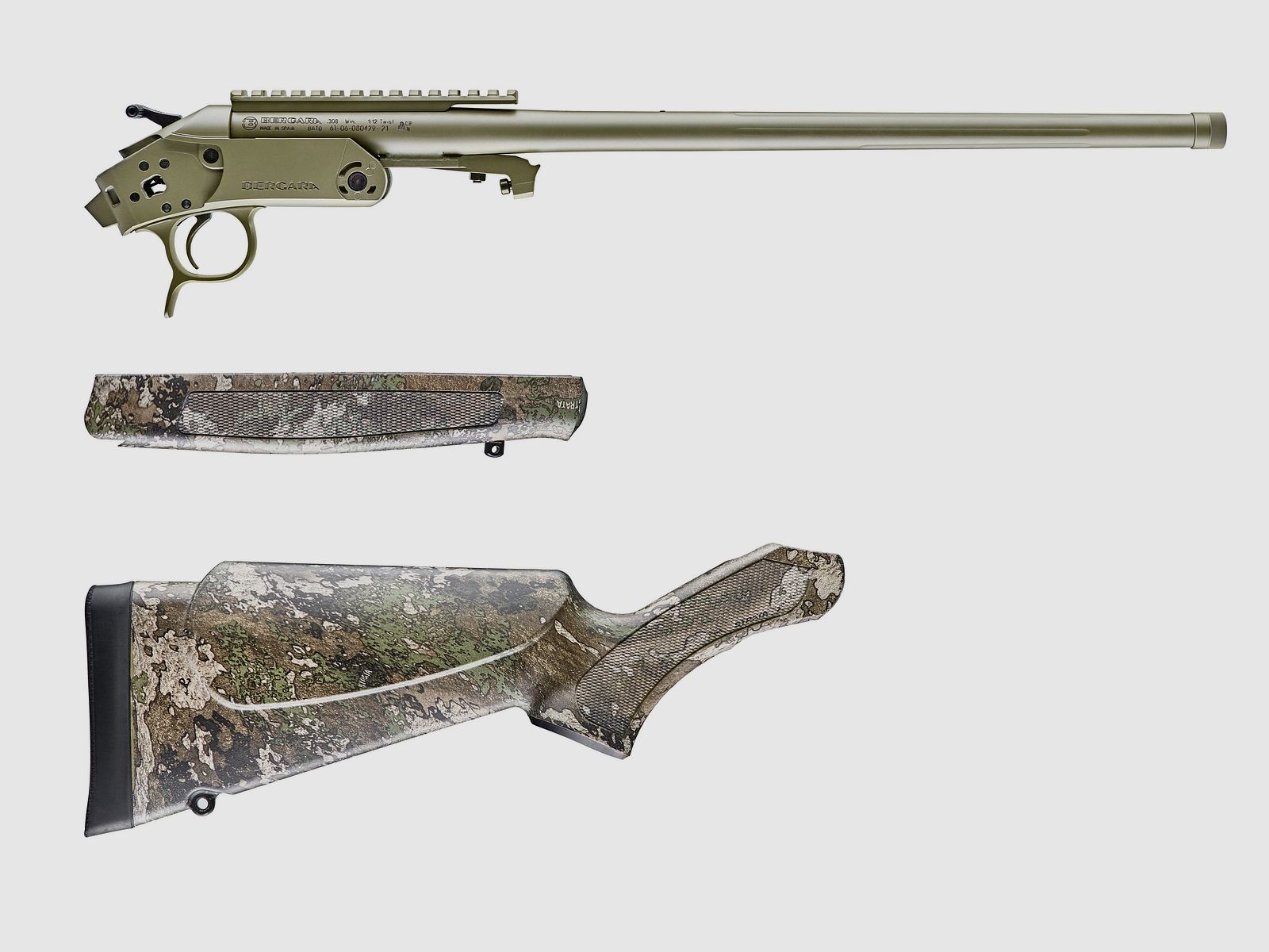 Bergara carabine à verrou BA 13 TD 20'' Std. Strata .308 Win. 5/8-24 UNEF crosse standard