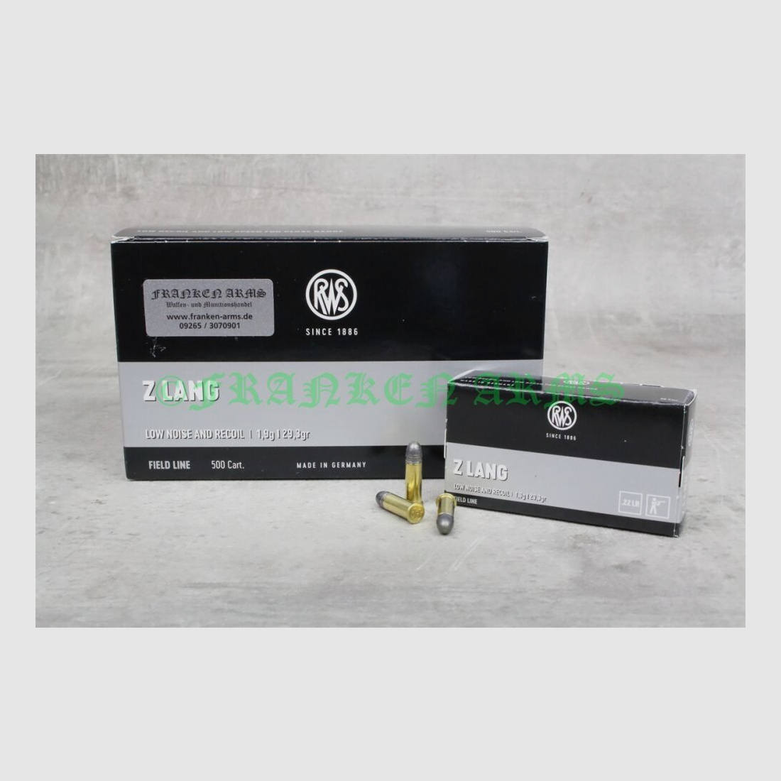 RWS Z lang 29gr. 1,9g 50Stück Staffelpreise