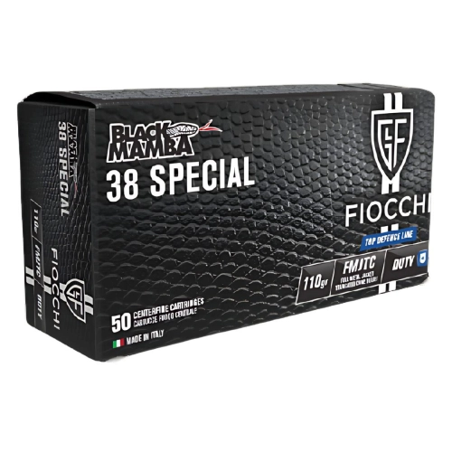 Amunicja Fiocchi .38 SW Special BM FMJTC 110g ( nr partii 6503005 )