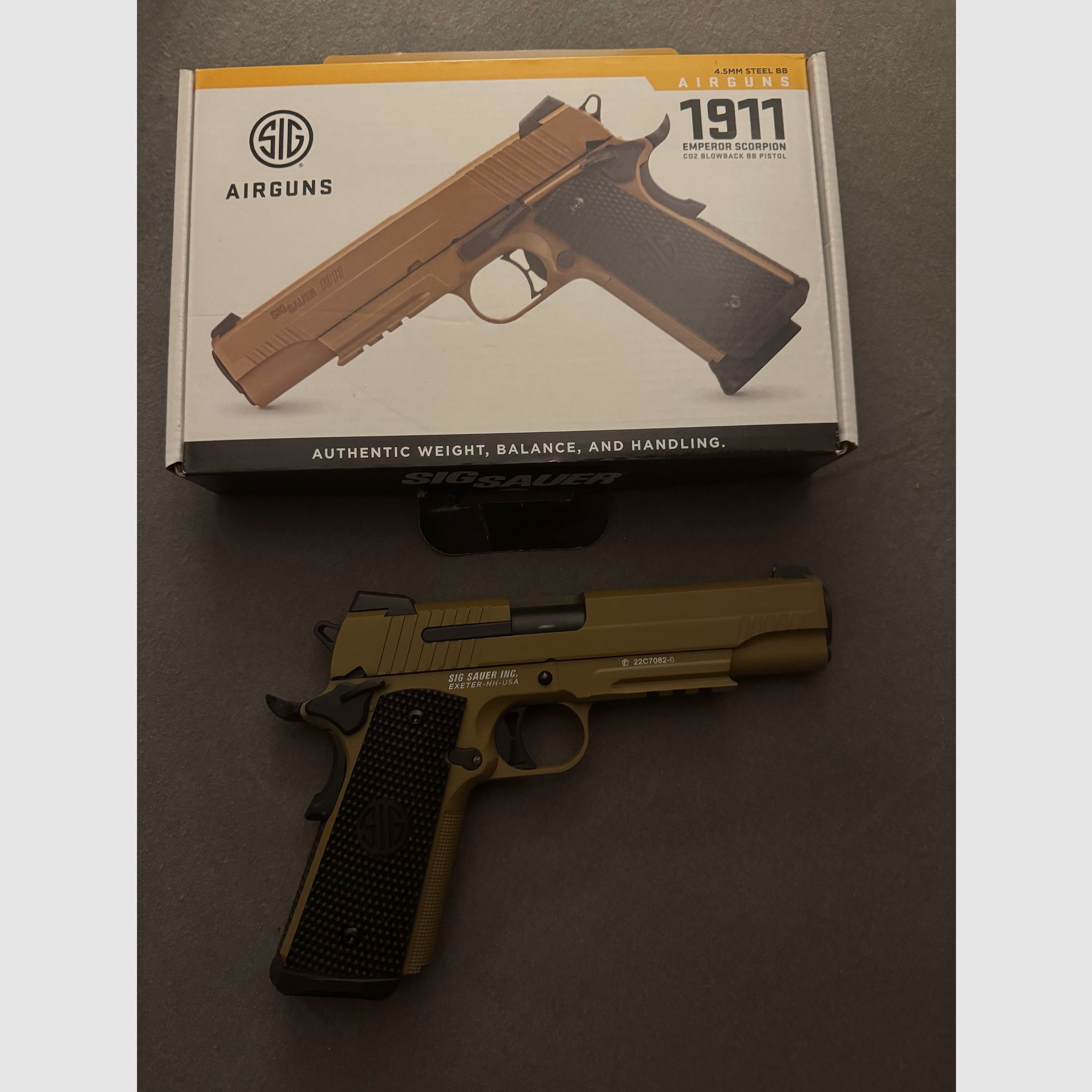 Sig Sauer Colt 1911 poco sparato CO2 Blowback 4,5mm
