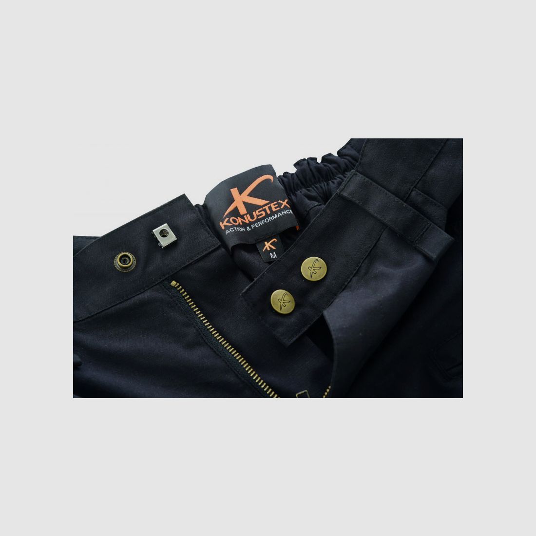 PANTALONE – KONUSTEX – TARSIS BLACK PANT RIPSTOP, immagine 4 di 6