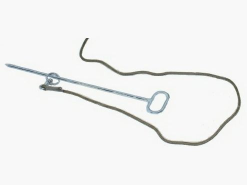 Punta da terra con corda in nylon