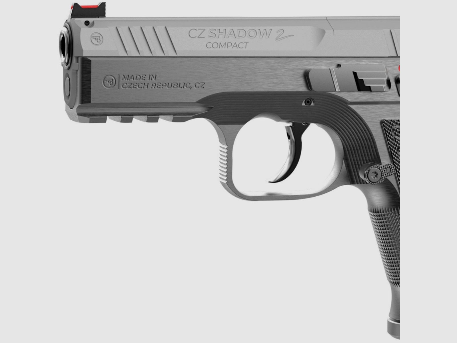 CZ Shadow 2 Compact Industrial Silver, zdjęcie 4 z 5