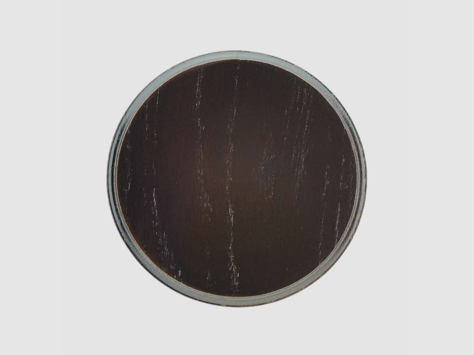 Placa de trofeo para jabalí redonda de 22 cm oscura