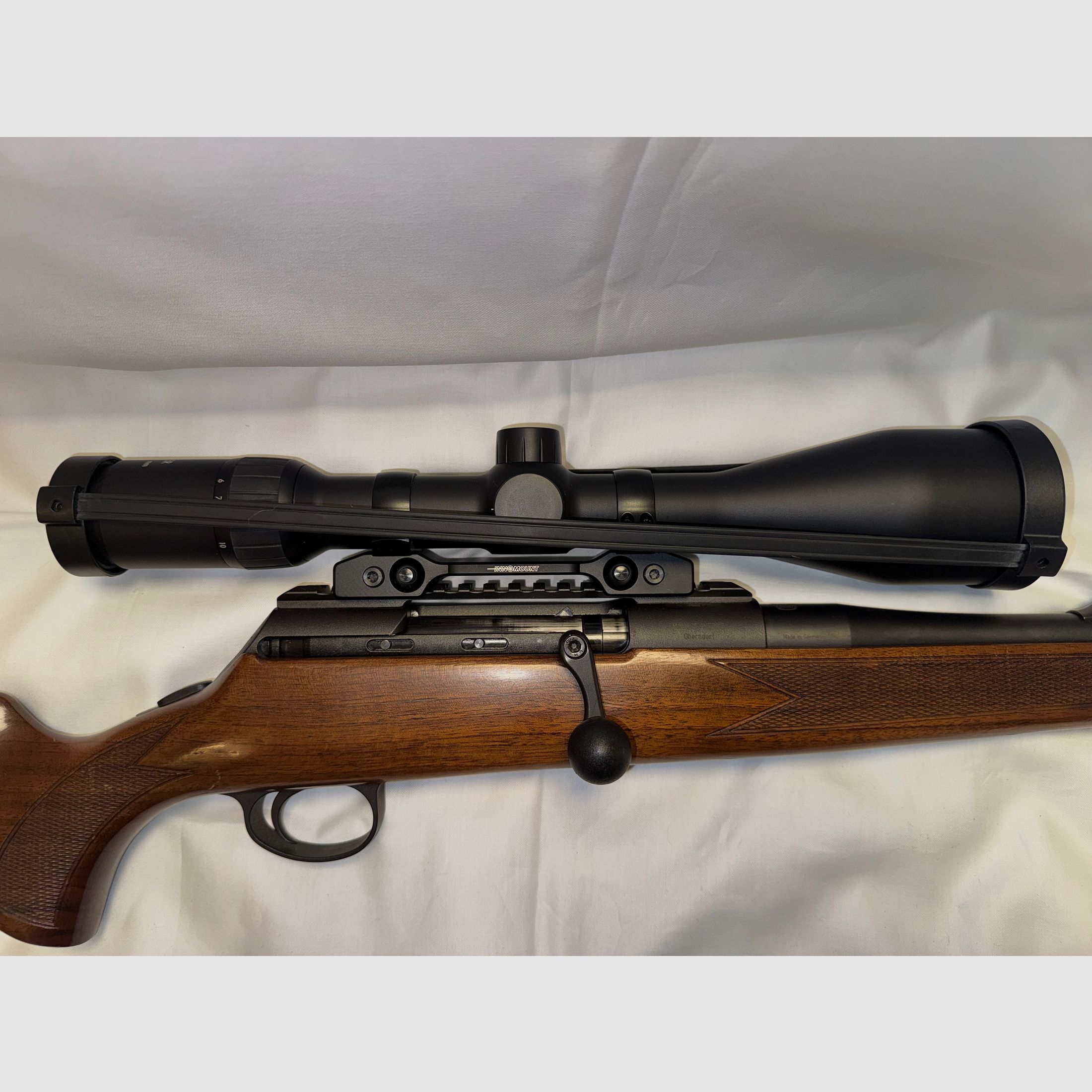 Mauser M96 9,3×62 straight-pull + Steiner Ranger 4-16×56 – Cat. C heirloom Vorarlberg, zdjęcie 4 z 8
