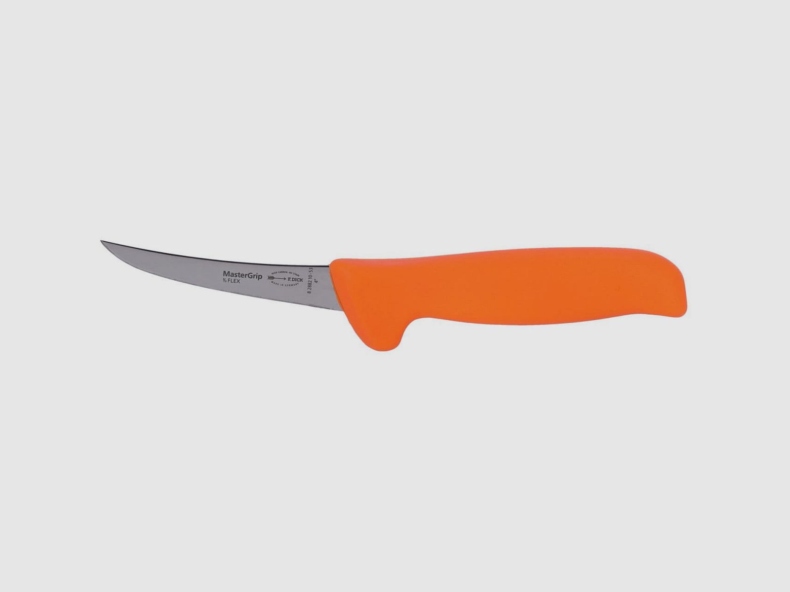 Thick boning knife semi-flexible 10 cm SB orange