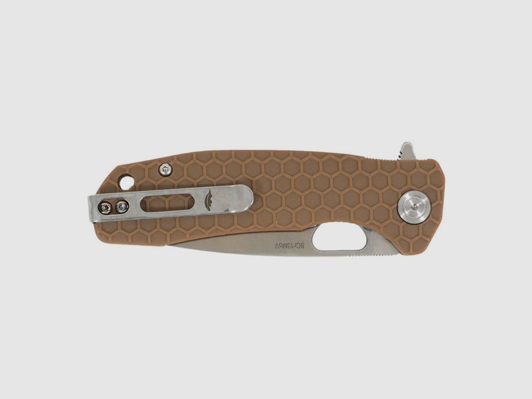 COUTEAU HONEY BADGER MEDIUM FLIPPER TAN, image 4 sur 4