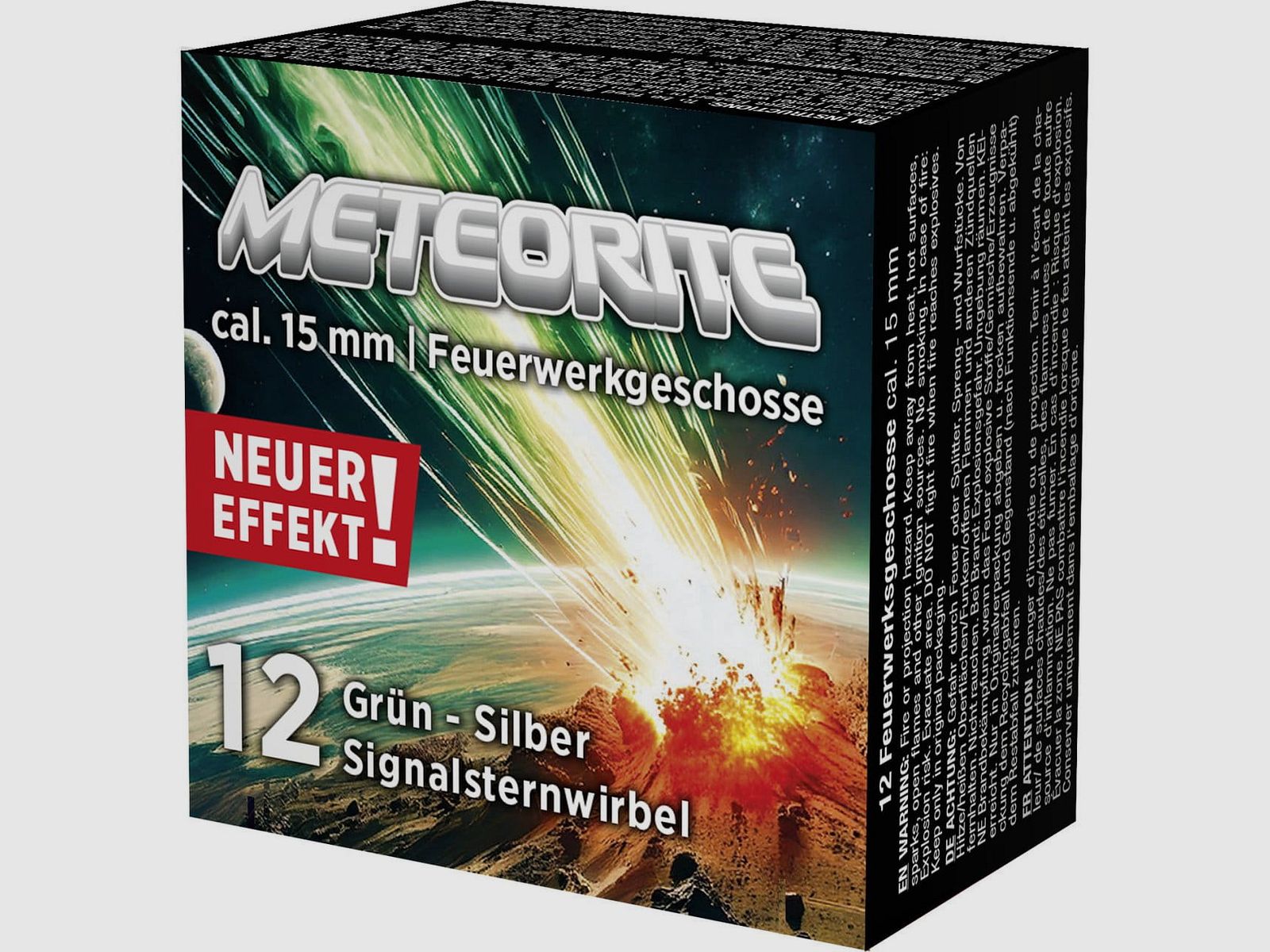 Umarex Gwiazda sygnałowa Swivel Meteor 12-pak Zielono-Srebrny