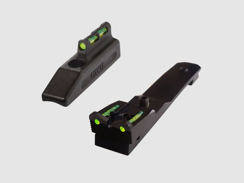 Conjunto de miras Fiber 3-Colores Rifle Henry