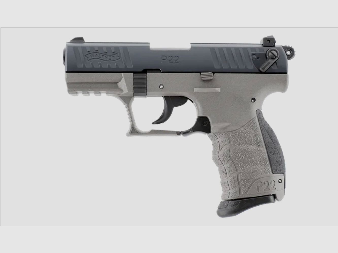 Umarex 308.02.32 Walther Mod. P22Q TGR - Meteor Gray 9 mm P.A.K. 7R
