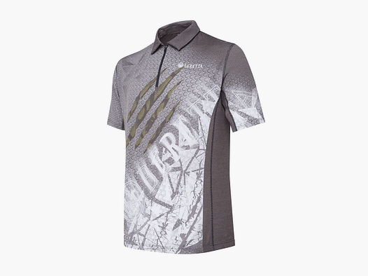 T-SHIRT – BERETTA – RUSH SCRATCH POLO Black & Green Stone