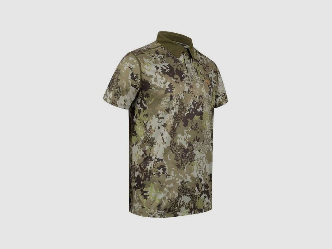 Blaser Herren Competition Polo Shirt HunTec Camo XL