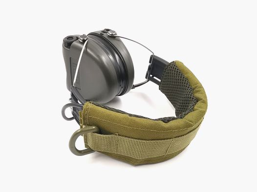 Headset Kopfhörer Abdeckung Schutz Molle BDS IPSC Jagd Sportschützen für Aktiv Gehörschutz sand oliv schwarz tarn