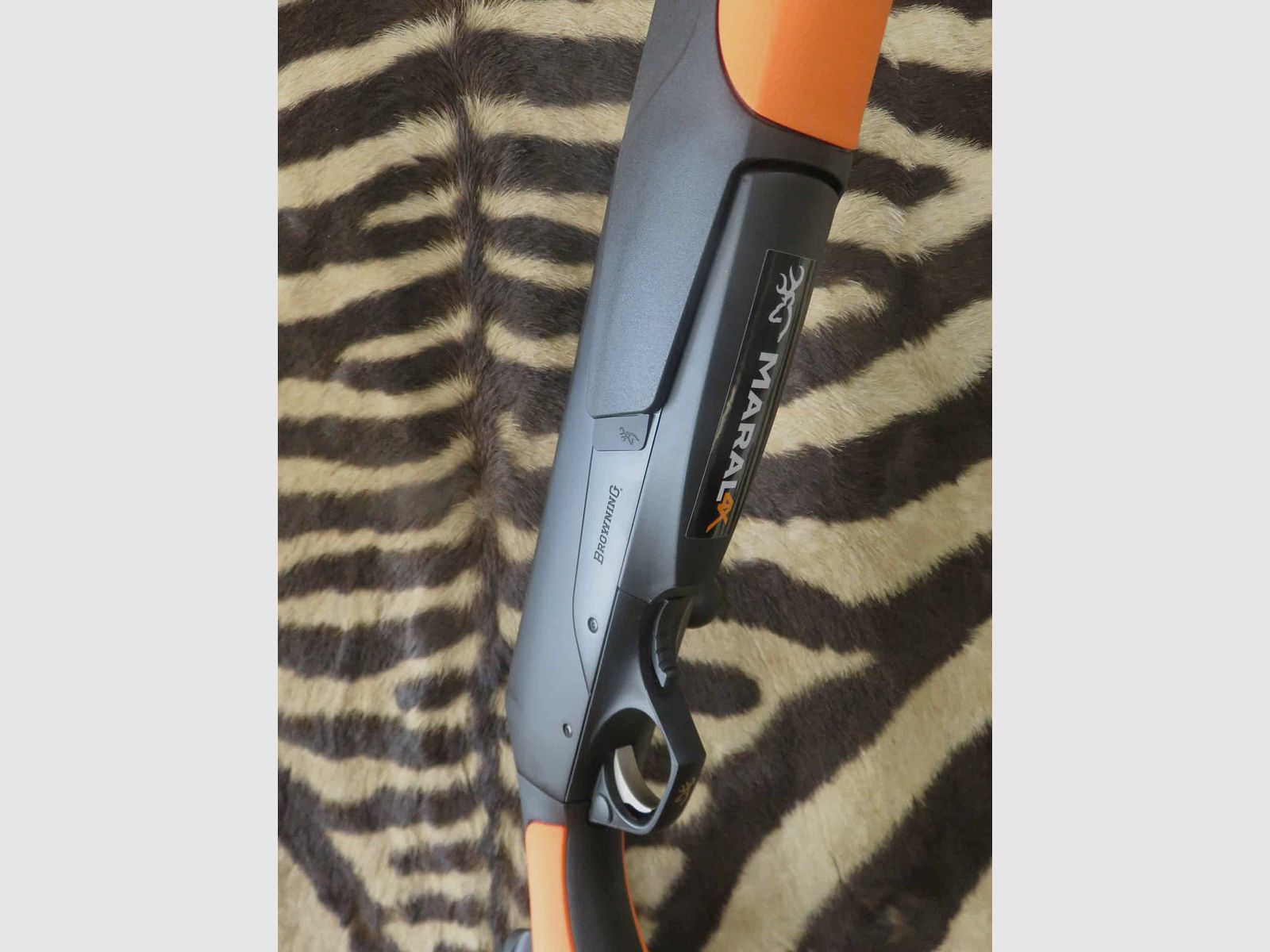 BROWNING Maral 4X Linkshänder Compo Hunter Schwarz Orange Kal. 9,3×62 Lauf 53 cm gewinde, Bild 6 von 10