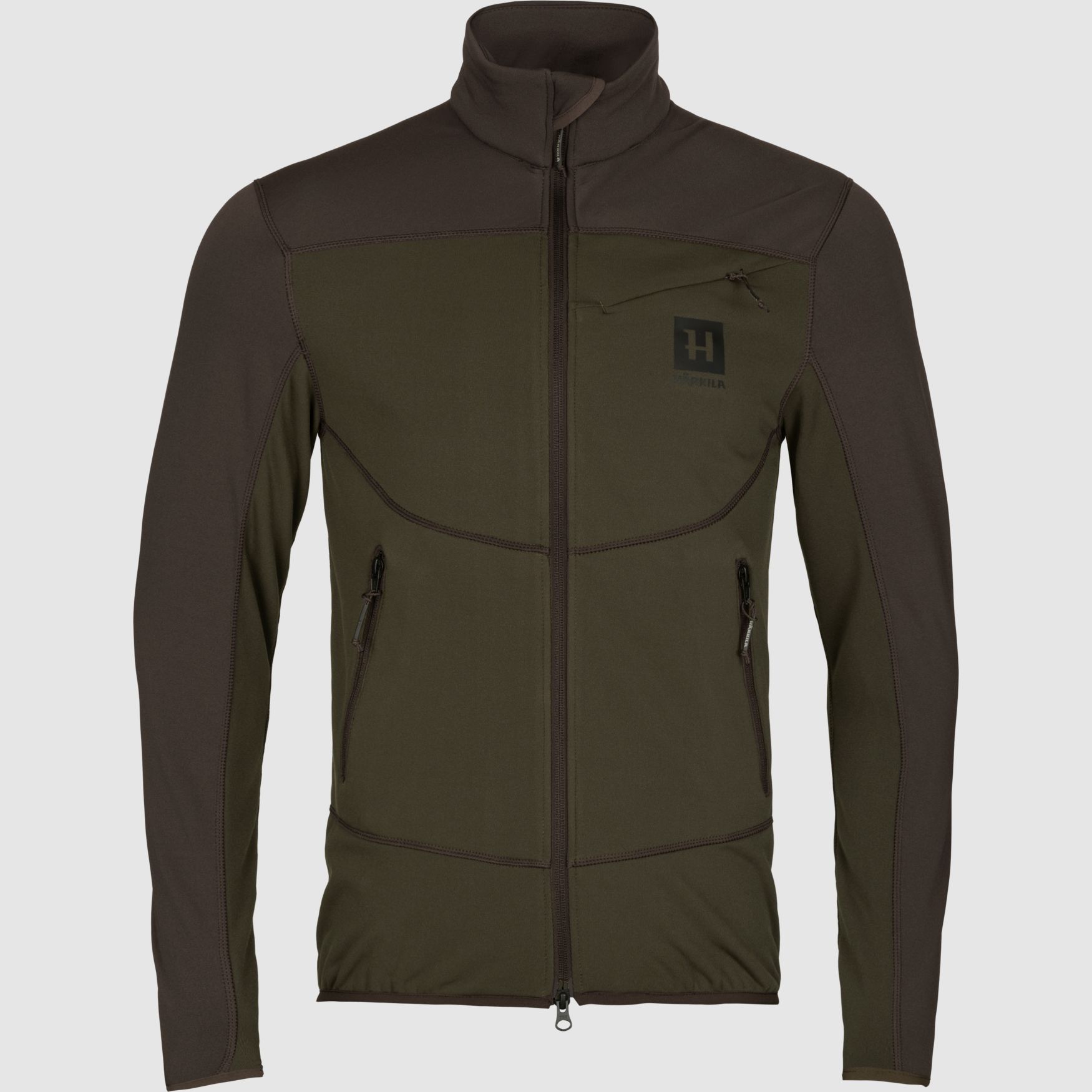Härkila Olaf Fleece Jacket Men Willow Green/Shadow Grey XL
