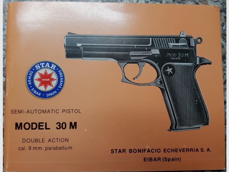 Gebrauchsanleitung - Pistole Star 30M - Kal.9mm