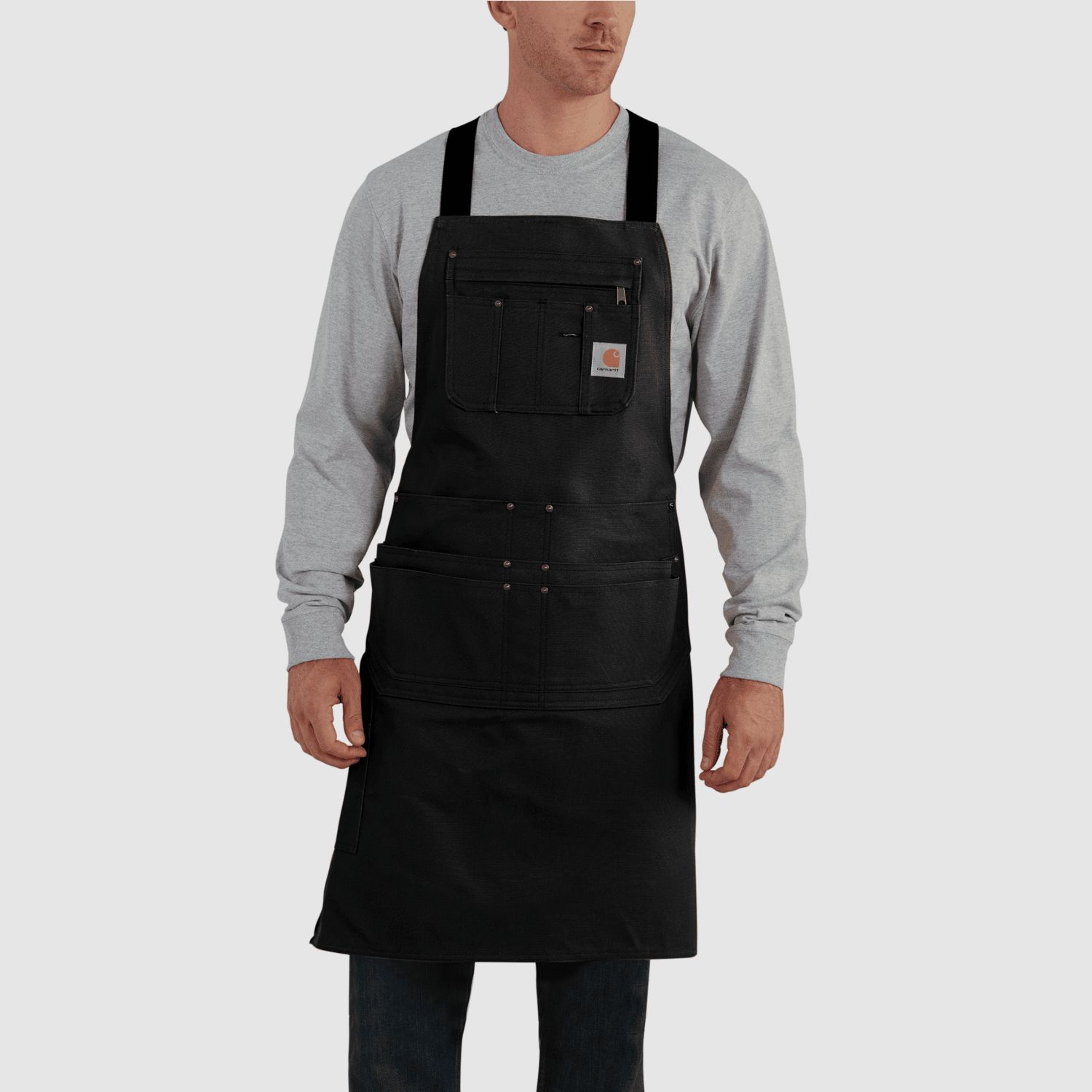 Carhartt Firm Duck Grembiule Uomo Nero