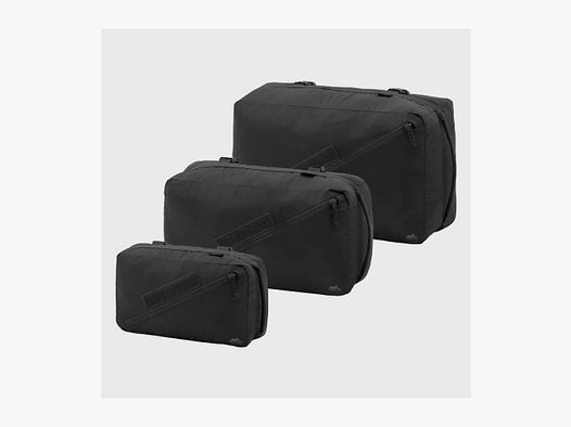 PAKCELL SET black ripstop polyester organizer bags