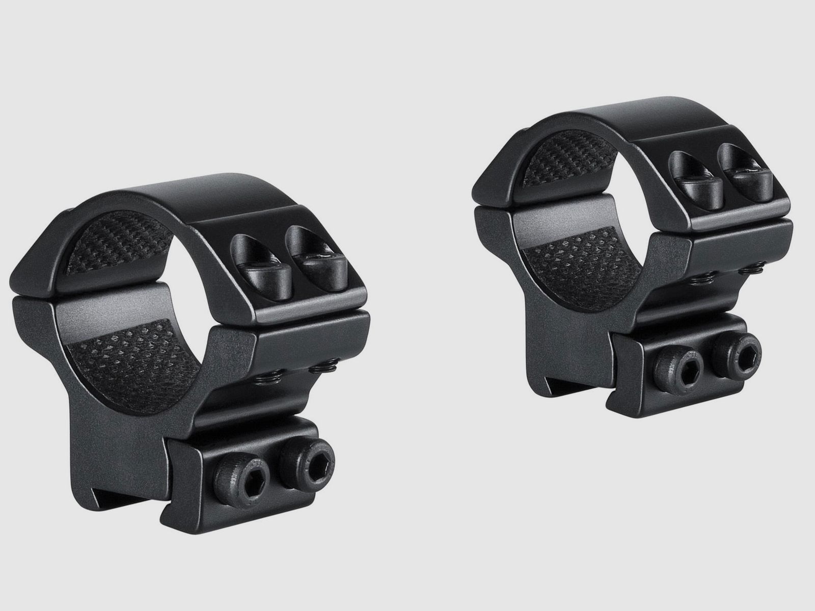 HAWKE 22100 25,4mm Ringmontage Montage für 9-11mm Schiene Zielfernrohr-Halterung NIEDRIG