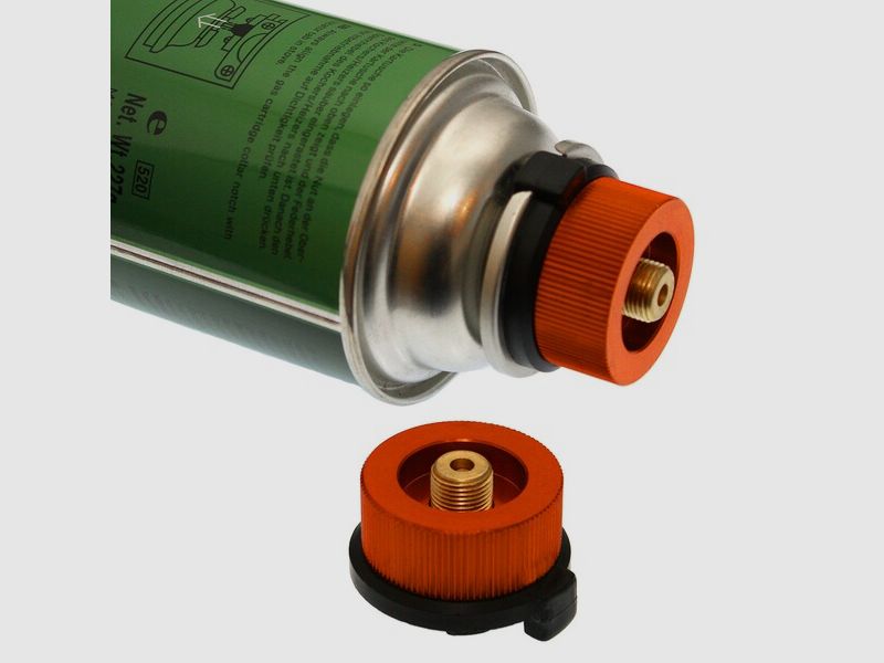 Adapter für MSF-1a 220g 227g Kartuschen auf Schraubgewinde Gaskocher Camping