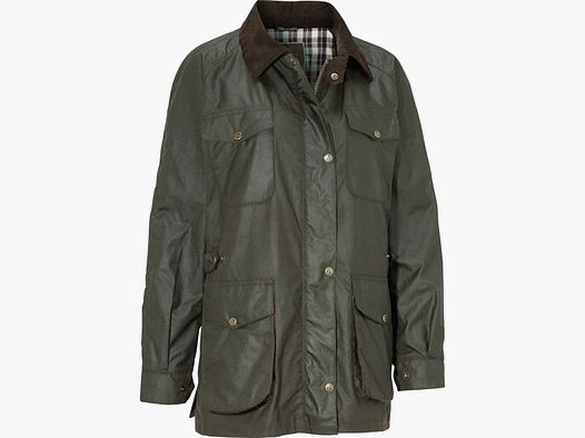 Swedteam 1919 Gewachste Damen Jagdjacke Jagdgrün 34