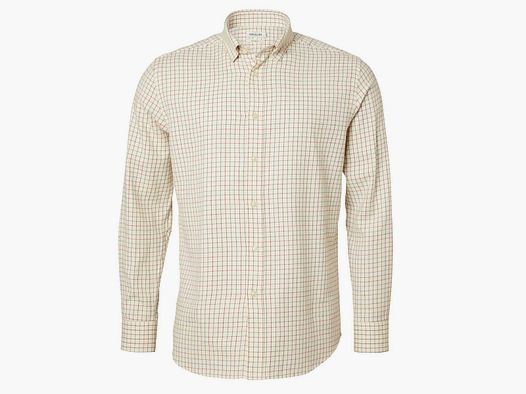 Chevalier Hemd Redway Dark Red Tattersall