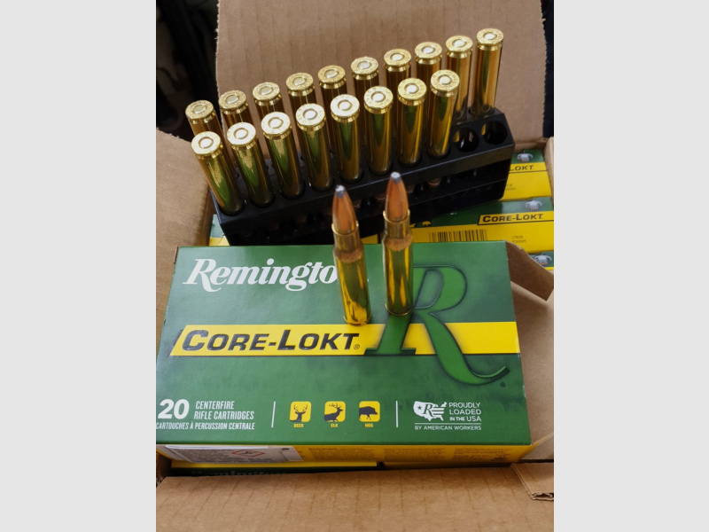 Remington Kal. .30-06 Spr. 180 Grain, Core Lokt PSP SP 200 Schuß ein Los