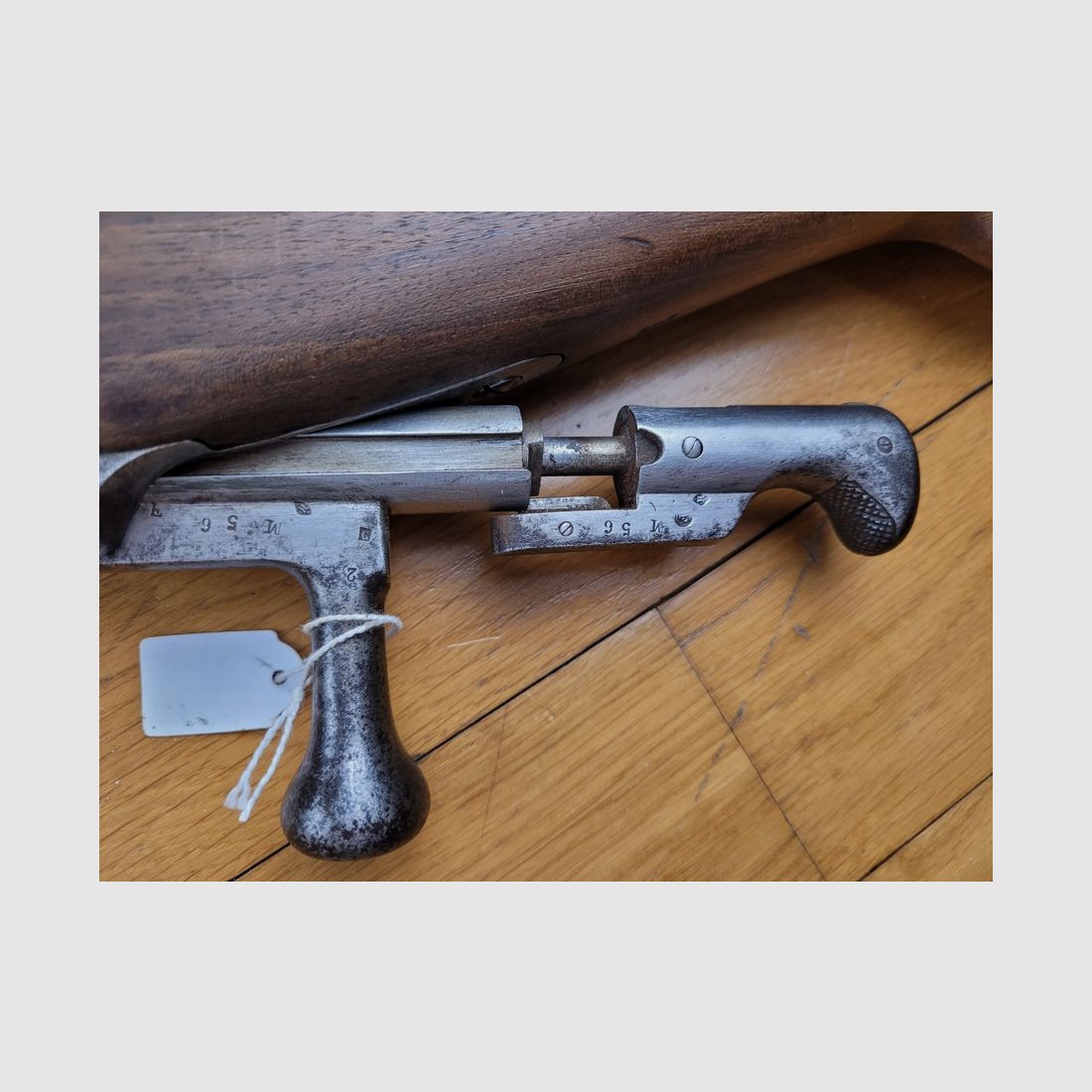 Außergewöhnliches Set Chassepot-Gewehr 1866 – Ende 1871 - monomatrikular mit SA Bajonett mit der Nummer des Gewehrs TBE+, Bild 26 von 32