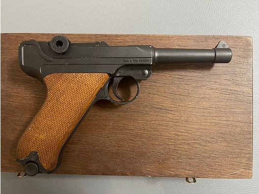 Record Mod. P 08 / Luger P08, cal. 8 mm K. noir bronzé