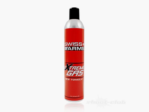 Swiss Arms Extreme Gas 600ml - für GBB und NBB Waffen mit Metallschlitten