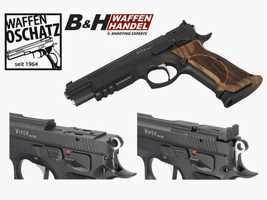 Waffen-Oschatz CZ75 Viper 6 Zoll mit SAO-Abzug - Optic Ready -