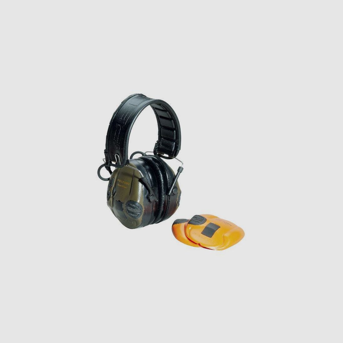 PELTOR Gehörschutz SportTac Hunting grün(orange) 26 dB - aktiv und flach