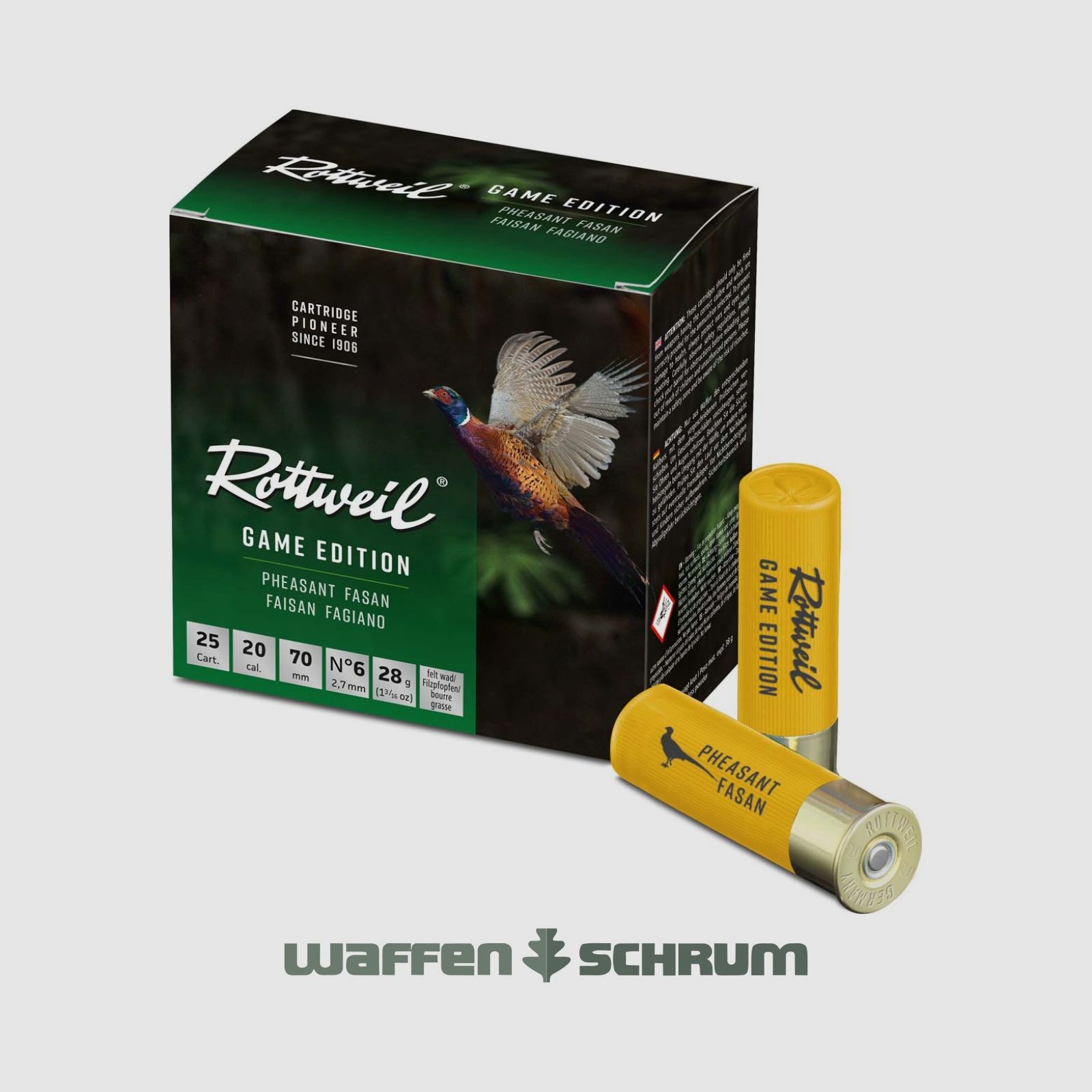 Rottweil Game Edition Fasan 20/70 2,7mm - 28g
